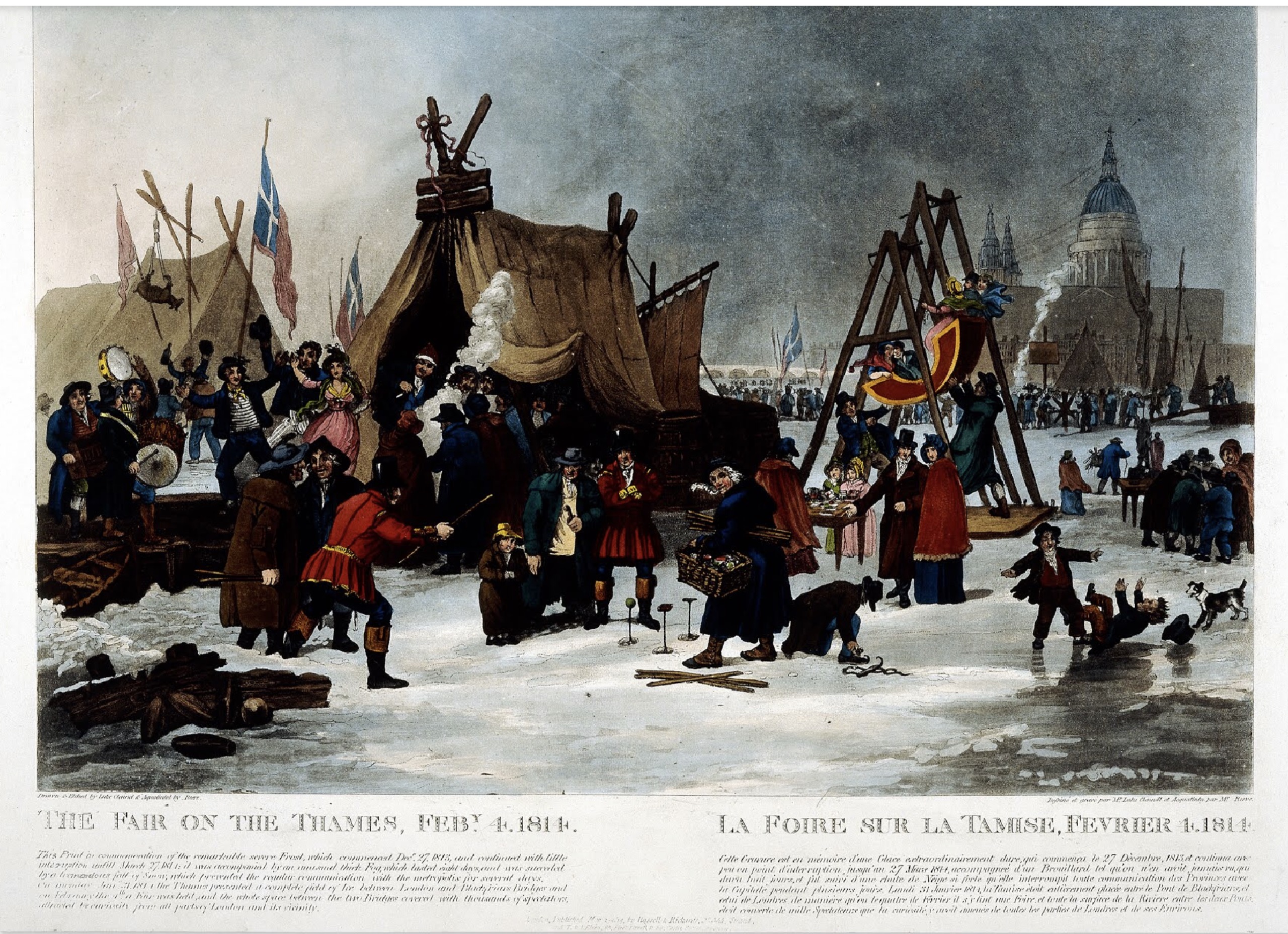 Foire sur la tamise 1814