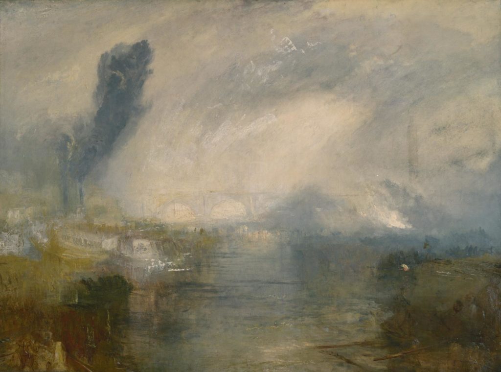La Tamise au-dessus du Pont de Waterloo - Turner, c. 1830.