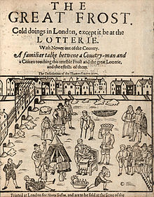 La première Frost Fair, en 1608.