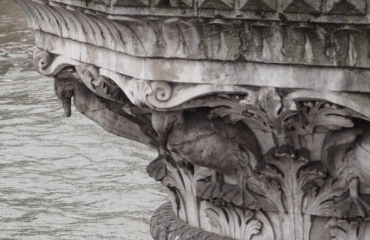 Le pont routier de Blackfriars côté mer.