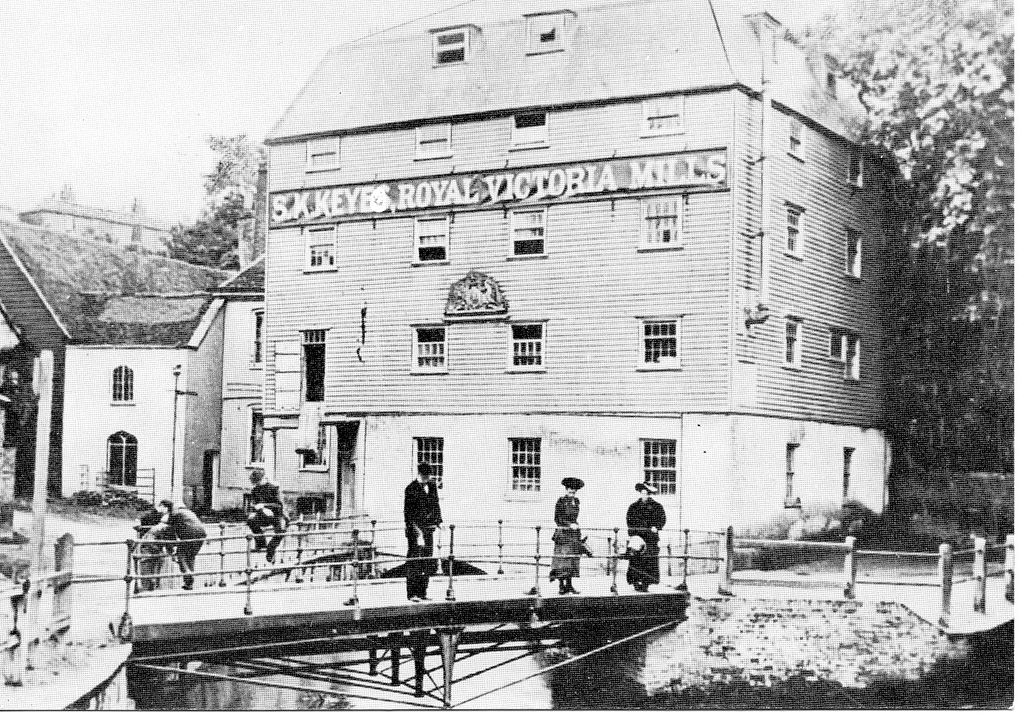 Victoria Mills Dartford c 1900 affluents